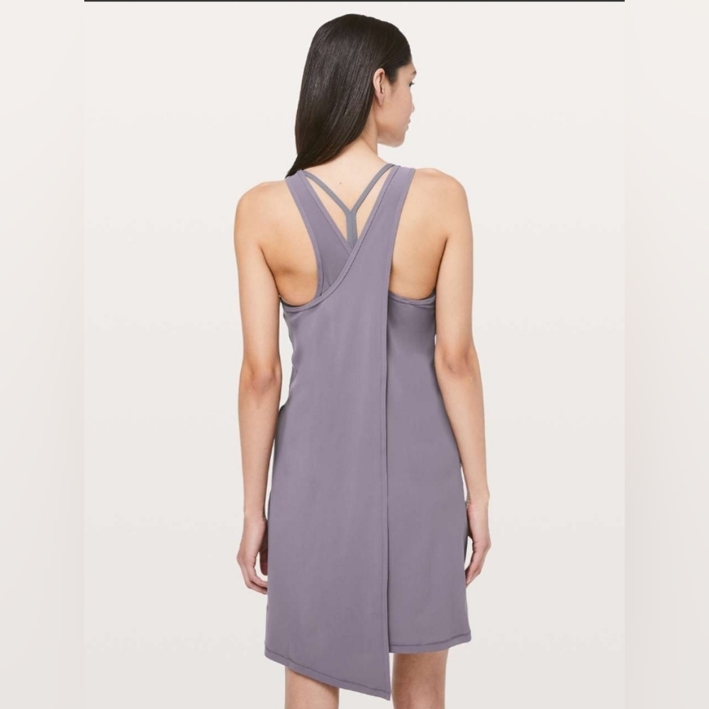 Lululemon Early Morning Dress Graphite Purple Size 6